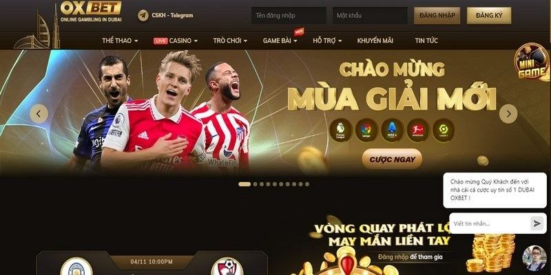 Game cá cược đa dạng tại oxbet